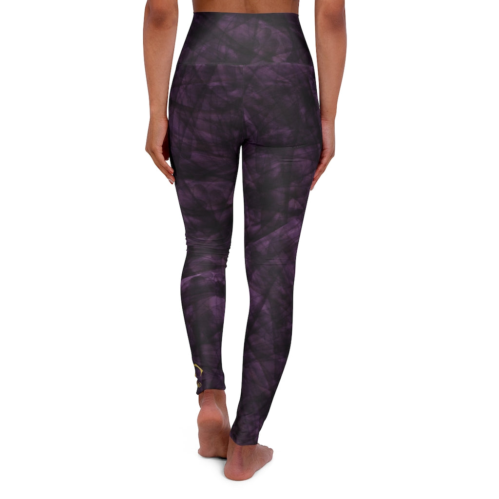 Amethyst High Waisted Yoga Leggings