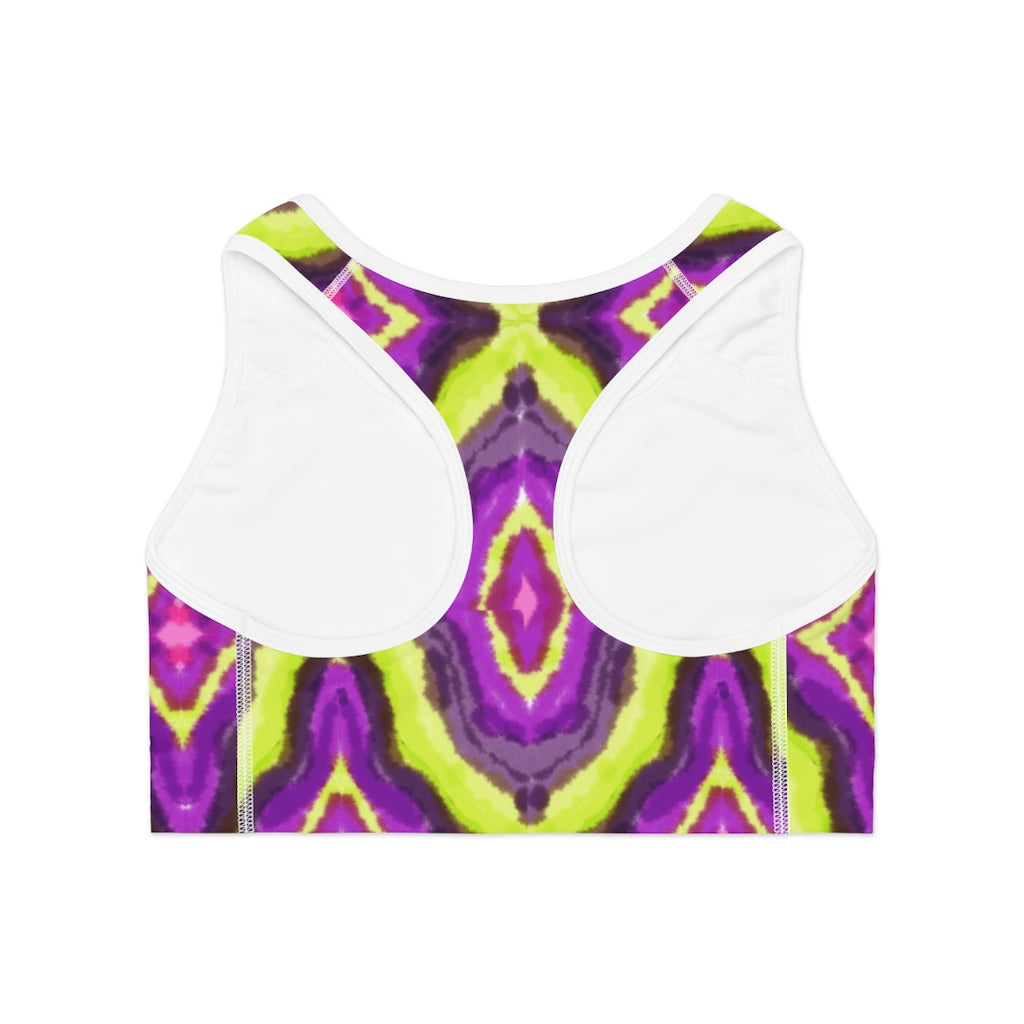 Compression Sports Bra in Geode