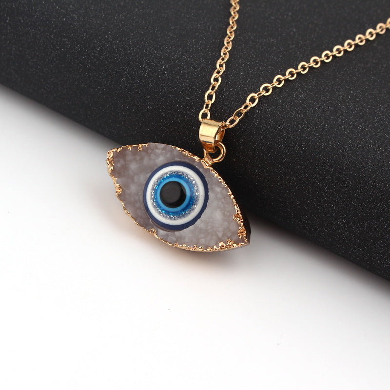 Crystal Evil Eye Necklace