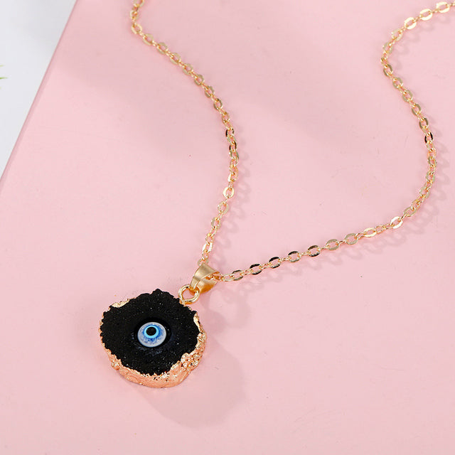 Crystal Evil Eye Necklace