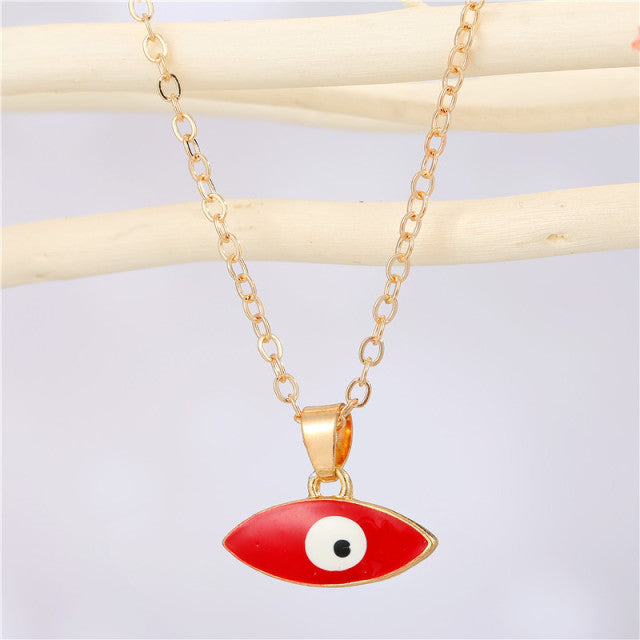 Crystal Evil Eye Necklace