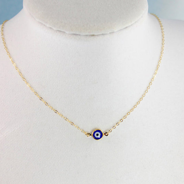 Crystal Evil Eye Necklace