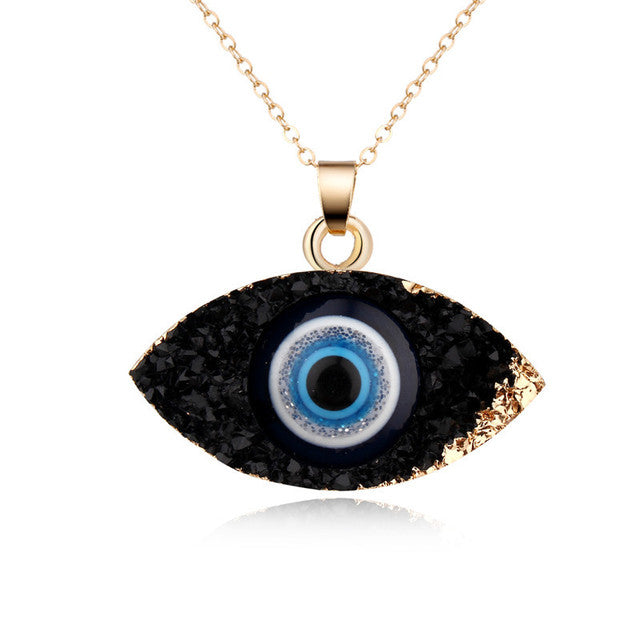 Crystal Evil Eye Necklace