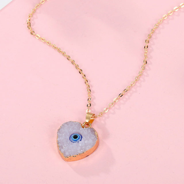 Crystal Evil Eye Necklace