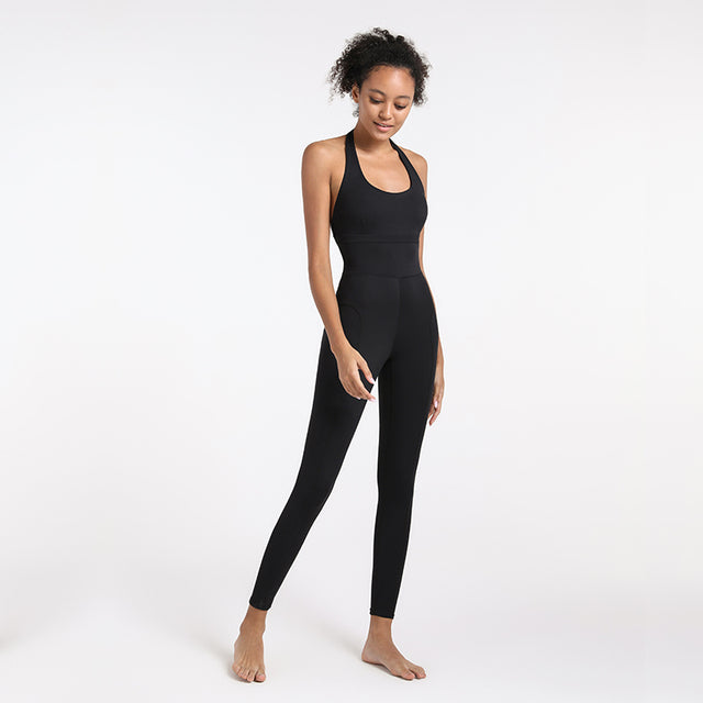 Backless Yoga Jumpsuit