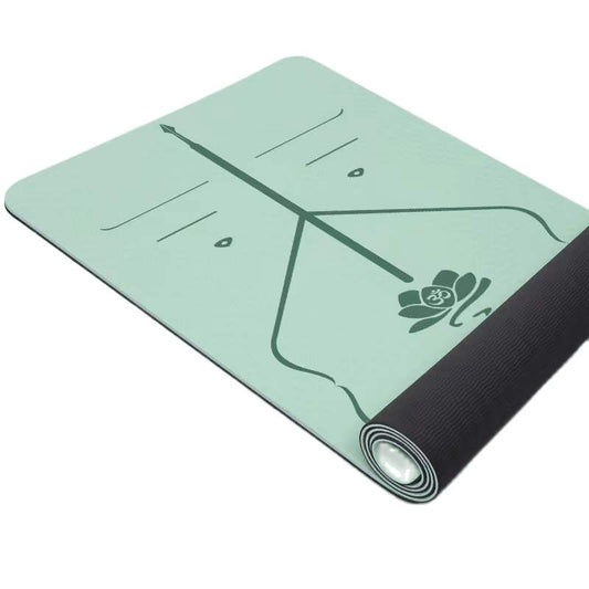 Alignment Print Yoga Mat