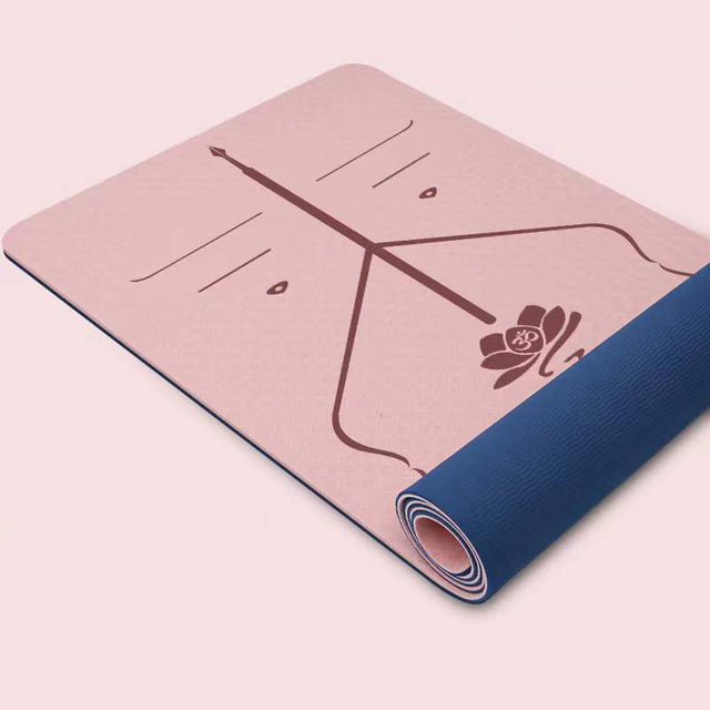 Alignment Print Yoga Mat