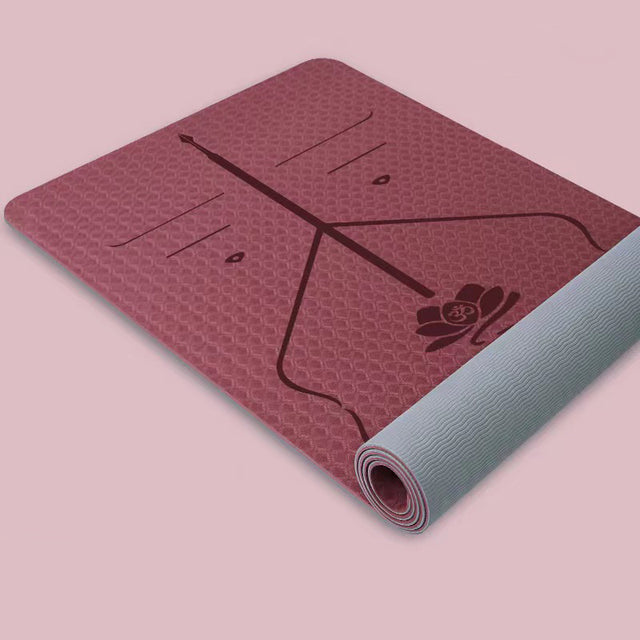 Alignment Print Yoga Mat