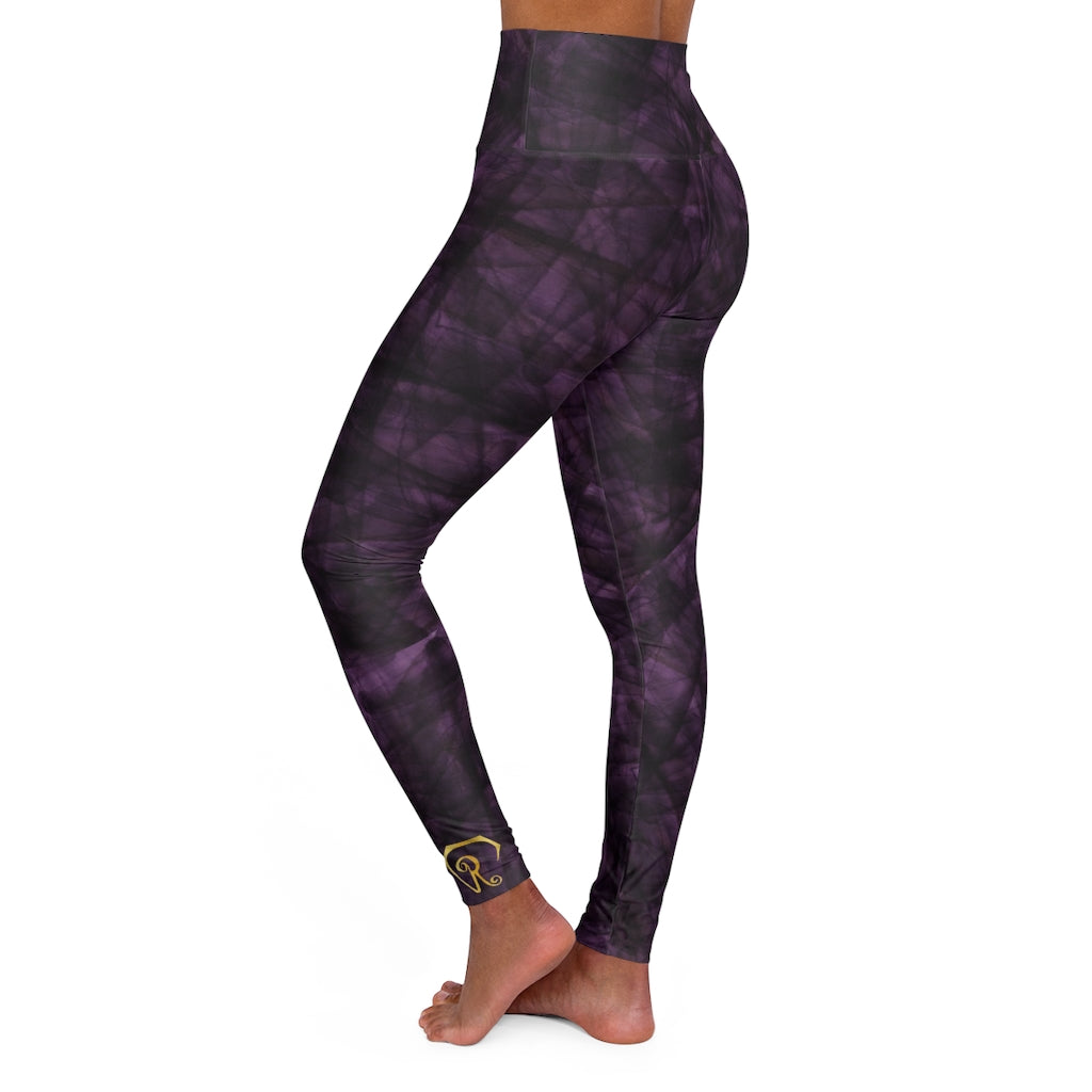 Amethyst High Waisted Yoga Leggings