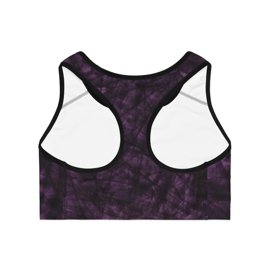 Compression Sports Bra in Amethyst